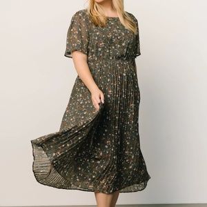 NWT: Baltic Born Belfast Pleated Midi Dress
